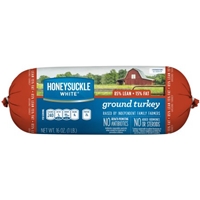 Honeysuckle White Fresh 85% Lean Ground Turkey (1 lb) Food Product Image