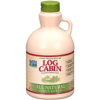 Log Cabin Table Syrup All Natural Food Product Image