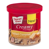 Duncan Hines Creamy Frosting Salted Caramel Food Product Image