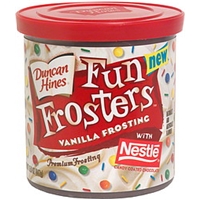 Duncan Hines Premium Frosting Vanilla Frosting With Nestle Candy Coated Chocolate