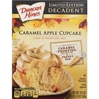 Duncan Hines Caramel Apple Cupcake and Frosting Mix 19.4oz Food Product Image