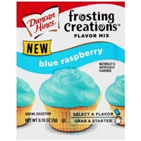 Duncan Hines Frosting Creations Blue Raspberry Flavor Mix Food Product Image