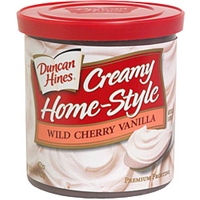 Duncan Hines Premium Frosting Wild Cherry Vanilla Product Image