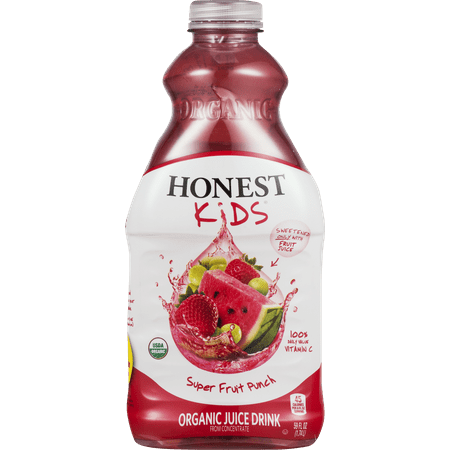 Honest Kids Organic Juice Drink Super Fruit Punch Food Product Image