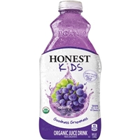 Honest Kids Organic Juice Drink Goodness Grapeness Food Product Image