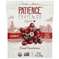Patience Fruit Dried Cranberries Classic, Gently Sweetened Food Product Image