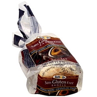 Glutino Gluten Free Bagels Poppy Seeds Food Product Image