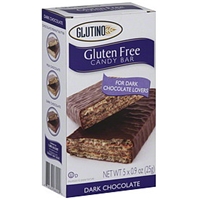 Glutino Candy Bar Gluten Free, Dark Chocolate Food Product Image