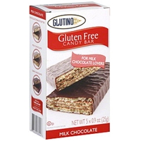 Glutino Candy Bar Gluten Free, Milk Chocolate Food Product Image