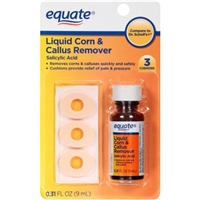 Equate Liquid Corn & Callus Remover, 0.31 fl oz Food Product Image