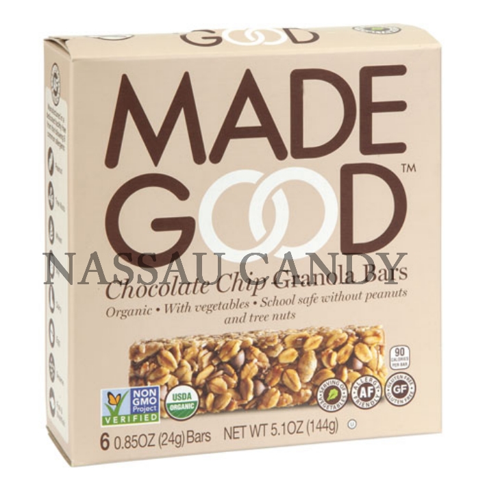 Made Good Organic Chocolate Chip Granola Bars Food Product Image