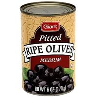 Ahold Medium Black Pitted Ripe Olives Food Product Image