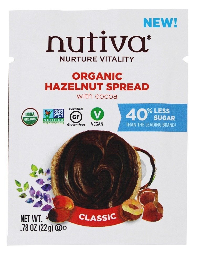 Nutiva Classic Organic Hazelnut Spread With Cocoa Food Product Image