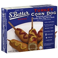 S'better Farms Corn Dogs Turkey Food Product Image
