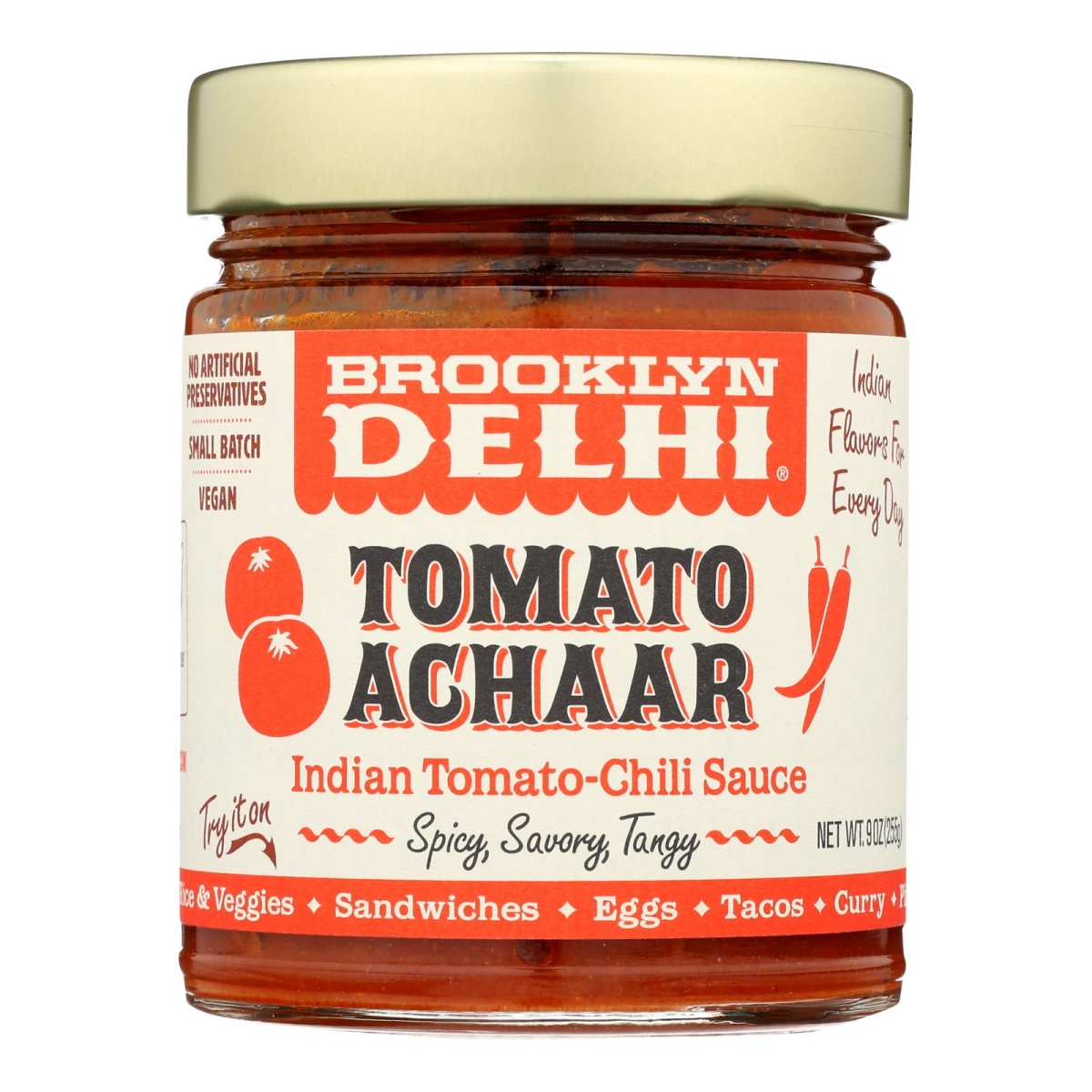 Brooklyn Delhi Brooklyn Delhi, Tomato Achaar Indian Tomato Relish Food Product Image