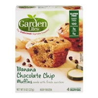 Garden Lites Banana Chocolate Chip Muffins 4 Ct Allergy And
