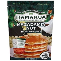 Hamakua Macadamia Nut Pancake Mix Macadamia Nut Food Product Image