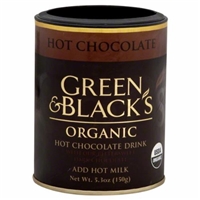 Green & Black's Organic Hot Chocolate Drink Food Product Image