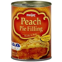 Meijer Pie Filling Peach Food Product Image