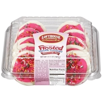 Lofthouse Pink Frosted Sugar Cookies, 10ct Allergy and Ingredient ...