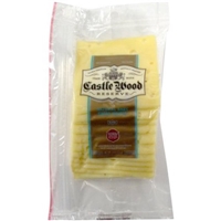 Castle Wood Reserve Baby Swiss Cheese Slices, 10 count, 8 oz Food Product Image
