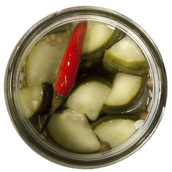 Gondy's Pickle Jar Hot Chili Spears Food Product Image