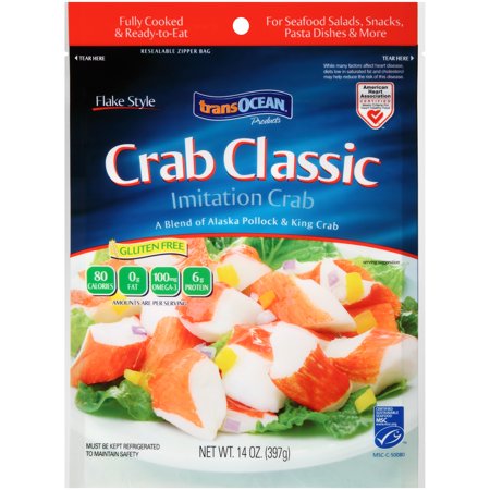 Transocean Crab Classic Imitation Crab Flake Style Allergy And ...