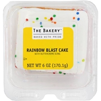 The Bakery at Walmart Rainbow Blast Square Cake, 6 oz Product Image