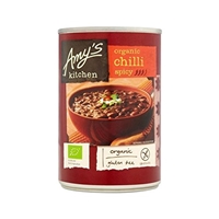 Amy's Kitchen Organic Spicy Chilli 416G Food Product Image