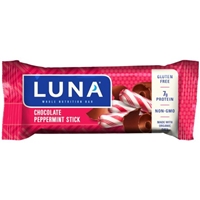 Luna Whole Nutrition Bar Chocolate Peppermint Stick Food Product Image