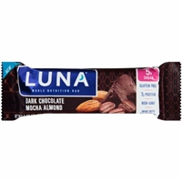 Luna Whole Nutrition Bar Dark Chocolate Mocha Almond Food Product Image