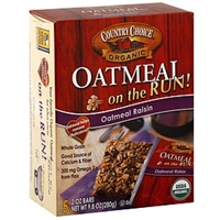 Country Choice Oatmeal Bars Oatmeal Raisin Food Product Image