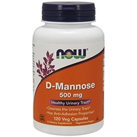 Now Now, D-Mannose 500 Mg Dietary Supplement Food Product Image