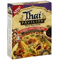 Thai Pavilion Stir-Fry Rice Noodles With Sauce Garlic Chili Food Product Image