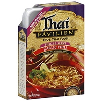 Thai Pavilion Instant Rice Noodles & Sauce Garlic Chili Food Product Image