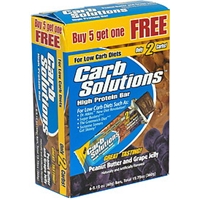 Carb Solutions High Protein Bar, Peanut Butter And Grape Jelly Food Product Image
