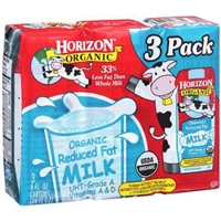 Horizon Organic Milk 1% Lowfat - 3 Ct Product Image
