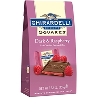 Ghirardelli Chocolate Squares, Dark & Raspberry, 6.38 Oz (Pack Of 3) Food Product Image