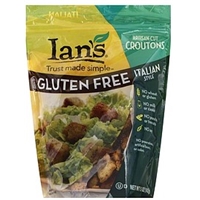 Ians Croutons Artisan-Cut, Gluten Free, Italian Style Food Product Image