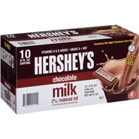 Hershey's 2 percent Chocolate Milk, 10 count Food Product Image