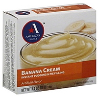 America's Choice Pudding & Pie Filling Instant, Banana Cream Food Product Image