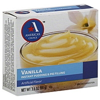 America's Choice Pudding & Pie Filling Instant, Vanilla Food Product Image