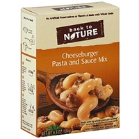 Back To Nature Pasta And Sauce Mix Cheeseburger Product Image