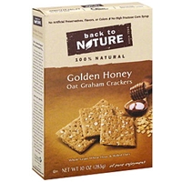 Back To Nature Graham Crackers Oat, Golden Honey Food Product Image