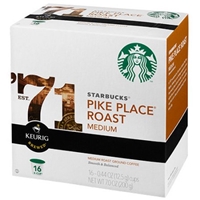 Starbucks Pike Place Roast Coffee K-Cup pods 16ct Food Product Image