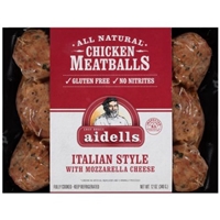 Aidells Chicken Meatballs Italian Style with Mozzarella Cheese Product Image