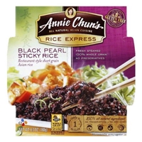 Annie Chuns Black Pearl Sticky Rice, 6.3 Oz (Pack of 6) Food Product Image