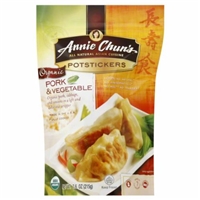 Annie Chun's Organic Pork & Vegetables Potstickers Food Product Image