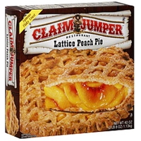 Claim Jumper Peach Pie Lattice Food Product Image