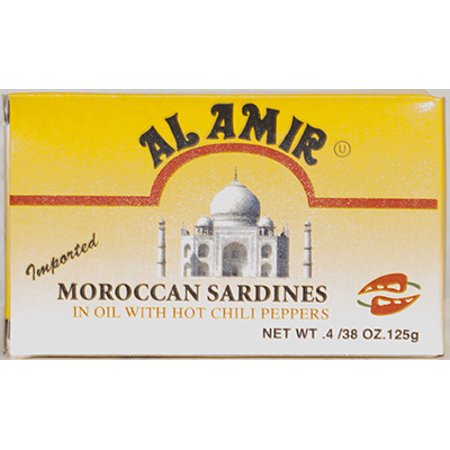 Al Amir Al Amir, Moroccan Sardines In Oil With Chili Peppers Food Product Image